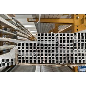 Profilo U Lega 6060 T5 Ideale Alluminio Estruso Grezzo Dimensioni 8x8x1-120x60x10mm Lunghezza 6000 mm Ideale Per Arredamento - Product Image 4