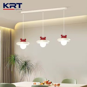 Bắc Âu Glass treo đèn chùm cho phòng khách phòng đọc sách nhà bếp văn phòng chiếu sáng trắng LED ánh sáng mặt dây chuyền - Product Image 4