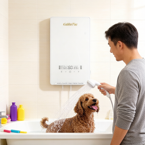 Chauffe-<span class=keywords><strong>eau</strong></span> électrique instantané rapide et intelligent 12KW à commande micro-ordinateur avec réglage automatique de la puissance <span class=keywords><strong>pour</strong></span> le toilettage des chiots - Product Image 1