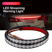 JYGD pour camionnette, bande lumineuse LED 24V en forme d'arête de poisson pour hayon, accessoires de voiture, feu de signalisation de coffre, feux de voiture LED
