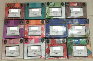 <span class=keywords><strong>Set</strong></span> di 6 <span class=keywords><strong>Lenzuola</strong></span> <span class=keywords><strong>Matrimoniali</strong></span> in Microfibra Stampata Effetto Cotone, 300TC, Morbide, Massaggianti, Ecologiche, con Motivi Floreali e Vegetali, per Matrimoni e Casa - Product Image 5