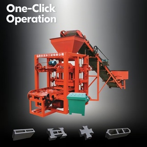 Hot bán cao chi phí-hiệu SuấT tỷ lệ bê tông máy móc Qtj4-26 bán tự động rỗng khối làm cho máy dây chuyền sản xuất - Product Image 1