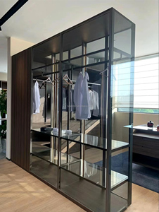 <span class=keywords><strong>Armoire</strong></span> moderne en aluminium et porte en verre personnalisée <span class=keywords><strong>armoire</strong></span> de chambre à coucher <span class=keywords><strong>armoire</strong></span> organisateur de rangement pour hôtel - Product Image 3