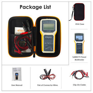 AC DC Strommessgerät Digitaler Zangenamperemeter Photovoltaik Smart Strom-Spannungs-<span class=keywords><strong>Tester</strong></span> Multimeter LCD MPPT Solarpanel-<span class=keywords><strong>Tester</strong></span> - Product Image 6
