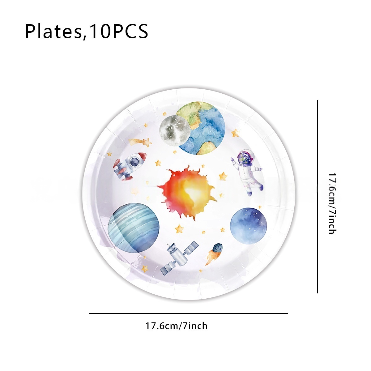 blue   7 inches * 10