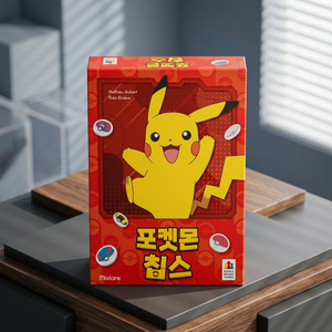 pokemon Chips Card <b>Game</b> Paper Korean Sealed Family Fun Tabletop Strategy Anime Kids Adult Educational <b>Travel</b> Collectible - Product Image 2