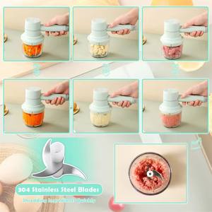 Batidora de mano, utensilios de cocina, batidora portátil, procesador de alimentos eléctrico, espumador de leche, batidor de huevos, mezclador para amasar y hornear pasteles - Product Image 5