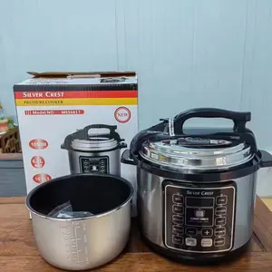 Nueva olla a presión eléctrica multiusos de gran tamaño para el hogar 6L para gachas de sopa de arroz