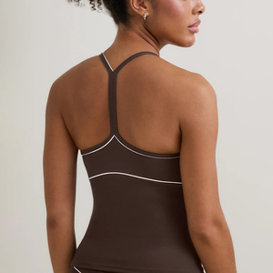 Mono Deportivo Ecológico con Ribete en Contraste, Leggings Largos de Yoga para Fitness, Ropa Deportiva para Mujer - Product Image 4