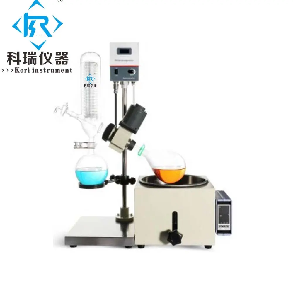Micro Lab Vacuum Olio Essenziale Prezzo Alcol Distillazione Evaporatore Rotante