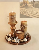 Set Lilin Parafin Wangi Segar Buatan Tangan Diwali dengan Aroma Eucalyptus Chamomile Lavender Linen Pine Sol yang Paling Indah
