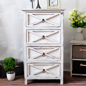 Hot Bán Cổ Điển Cổ Lưu Trữ Bằng Gỗ Tủ Bếp Giá Rẻ Phòng Ngủ Bàn Cạnh Giường Ngủ Với 3 Ngăn Kéo - Product Image 4