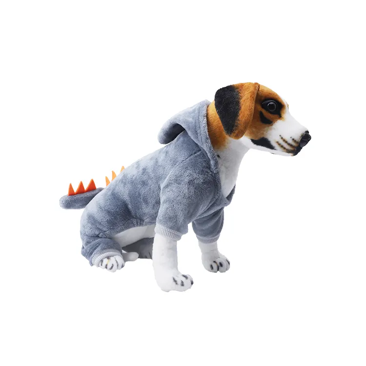 Dinozor hayvan pijama evcil köpek kıyafeti moda evcil hayvan giysileri