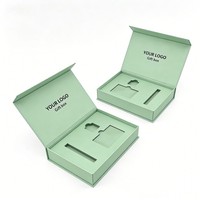 Boîtes cadeaux en carton rigide avec impression de logo personnalisé, boîtes d'emballage à rabat de luxe, boîte en carton écologique avec fermeture magnétique