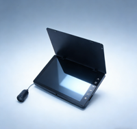 Détecteur de poissons innovant à miroir rabattable HD-1280, mise à niveau 2026, 1080P+ couleur en basse lumière, étanche, double commande, écran 8,0 pouces, 180 degrés
