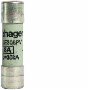 LF308PV Personalizzabile con Fusibile Fotovoltaico Hagers 10.3x38 8A 1000 V DC - Product Image 1