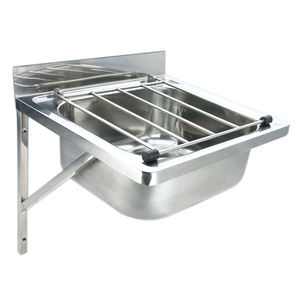 Fregadero Industrial de Acero Inoxidable 304 de Doble Instalación, Moderno, de Pared o Independiente, para Uso en Hoteles, con Escurridor - Product Image 1