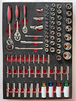 Nouvel arrivage OEM : Ensemble de chariot à outils de réparation automobile 258 pièces, chariot à outils manuel 296 pièces, ensembles d'outils mécaniques robustes à 7 niveaux