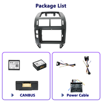 Cadre d'autoradio Meihua 9 pouces pour VW POLO 2004-2011, électronique automobile, autoradio stéréo, accessoire intérieur de véhicule