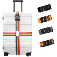 Sangles de bagage en nylon robustes et durables sur mesure, 50 mm, réglables, avec clip en plastique, accessoires de voyage, OEM