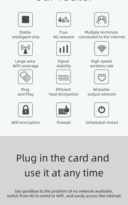 Router C521 4G LTE en Oferta, Ranura para Tarjeta SIM, 2.4G 300Mbps, Batería de 4000mAh, Router Portátil, Hotspot LTE Multipuerto, Router CPE 4G - Product Image 6