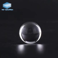 OEM Quartz BK7 UV Fused Silica Glass Round Ball Lens Optical Glass Ball Lens