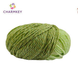 เส้นด้ายขนสัตว์ผสมถักนิตติ้งสำหรับเด็กผ้าขน50% 8/2มีสี - Product Image 5