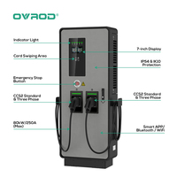 Estación de Carga Ovrod de 80kW Comercial con Pago con Tarjeta CCS2 DC para Vehículos Eléctricos