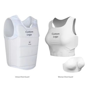 Set Protezioni per Arti Marziali Karate <span class=keywords><strong>Taekwondo</strong></span> con <span class=keywords><strong>Guanti</strong></span> da Combattimento e Corpetto Protettivo - Product Image 6