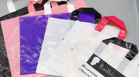 Offre Spéciale grands sacs en plastique avec poignées en plastique de boucle molle sacs flexi poignée