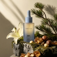 Botol Serum Kaca 20ml Desain Elegan dengan Pipet Tetes untuk Kemasan Serum Perawatan Kulit dan Minyak Esensial, Bentuk Silinder dan Lapisan Semprot