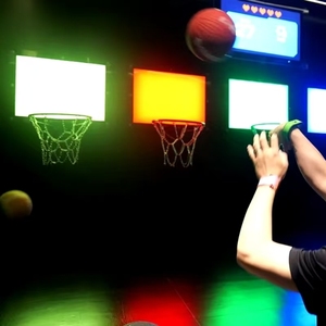 Entretenimiento interior Baloncesto Deporte Niño Adulto Arena Activar Juego Juegos de aro interactivos para Parque de Atracciones Jeux Basket - Product Image 2