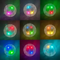 Sous-verres lumineux LED à piles pour bouteilles, autocollants décoratifs pour tasses à vin, lampes pour bars KTV, fêtes et boissons