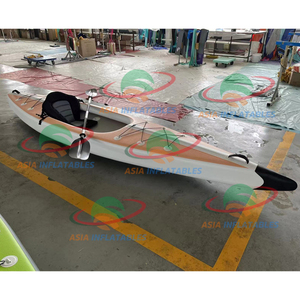 High Quality New Inflatable Drop Stitch Fishing Surfing Canoe Rowing Boat Inflatable <b>Kayak</b> for Adult - Product Image 2