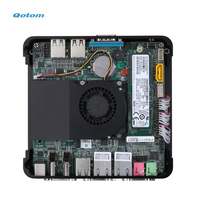 Qotom Q30600P Intel 6ème 7ème Kabylake U Processeur 4 RS-232 Double HD Double Gigabit LAN Mini PC Industriel Avec Ventilateur