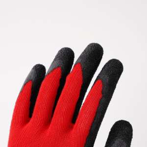 Guantes de Trabajo Industriales Recubiertos de Látex, Tejido de Algodón, CE EN388, Antideslizantes, Texturizados, Resistentes al Aceite de Palma - Product Image 6