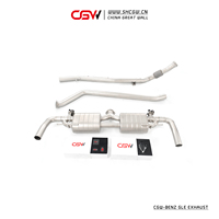 Système d'échappement Catback en acier inoxydable avec silencieux à valve pour Mercedes Benz GLE450 AMG 2.5T 2024-