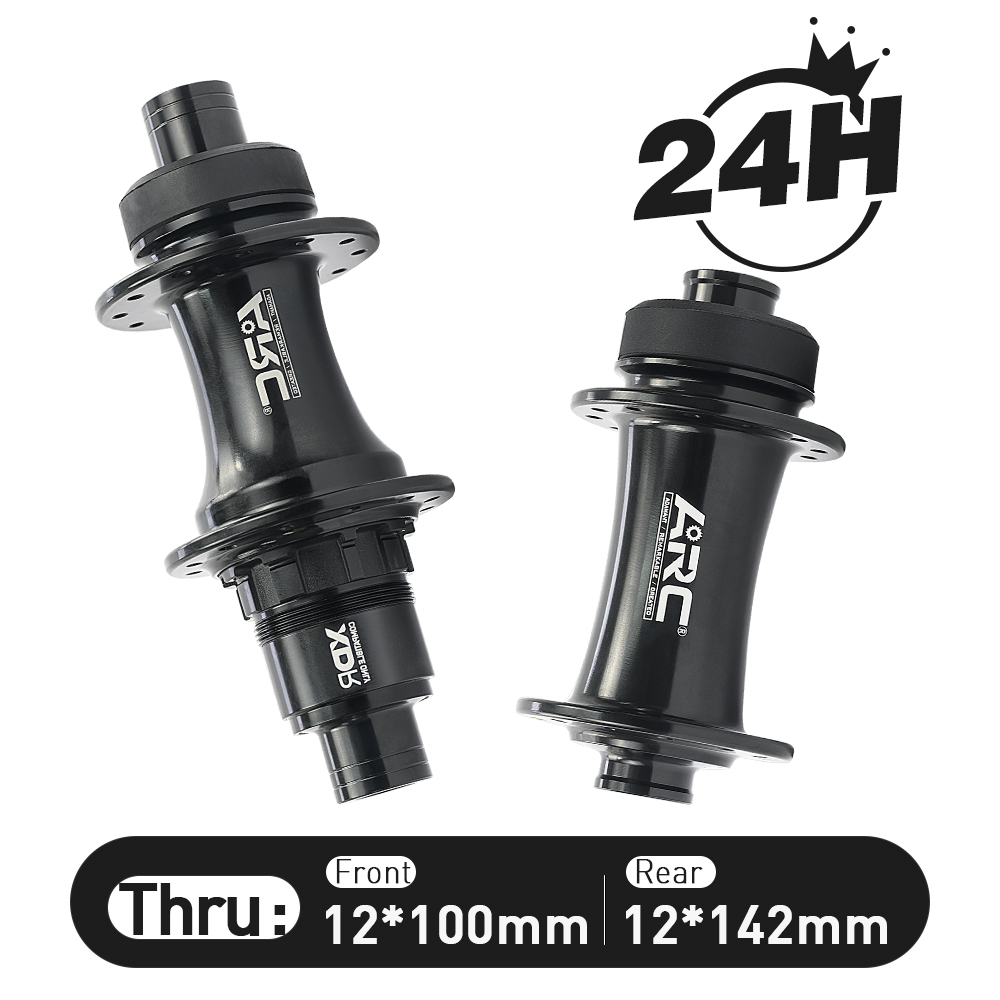 新車外しディスク12×100 12×142mm MT-046F/R ARC XDRスルーアクスル12*100 12*142ロードバイクハブ
