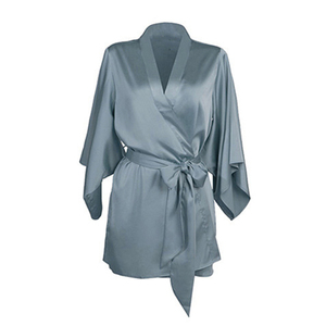 Commercio all'ingrosso di lusso morbido raso di <span class=keywords><strong>seta</strong></span> donne pigiameria signore pigiama Sexy vestaglia <span class=keywords><strong>camicia</strong></span> <span class=keywords><strong>da</strong></span> <span class=keywords><strong>notte</strong></span> - Product Image 3