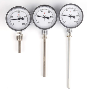 Termómetro Industrial Digital Bimetálico de Acero Inoxidable 304 con Conexión Inferior Universal - Product Image 2