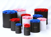 Coffret Cadeau de Roses Éternelles en Gros pour la Fête des Mères, Mariages et Décoration Intérieure