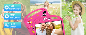 Tablette pour tout-petits 10 pouces IPS avec 64 Go ROM, Android 15, Wi-Fi 6, Contrôle parental, Applications préinstallées, Tablette d'apprentissage pour enfants, Boîtier en plastique - Product Image 5