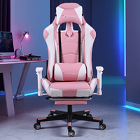 Chaise de jeu en cuir futuriste avec simulateur de mouvement, design extensible, compatible avec les volants et pédales de jeu Logitech