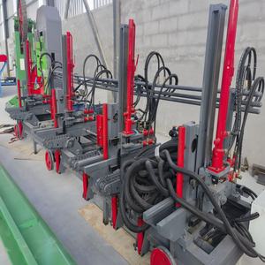 Sierra de cinta para madera, máquina aserradora semiautomática hidráulica neumática con carro para troncos - Product Image 4