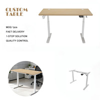 Bureau d'ordinateur ergonomique, best-seller, professionnel, avec réglage électrique de la hauteur, bureau assis-debout, bureau électrique réglable en hauteur