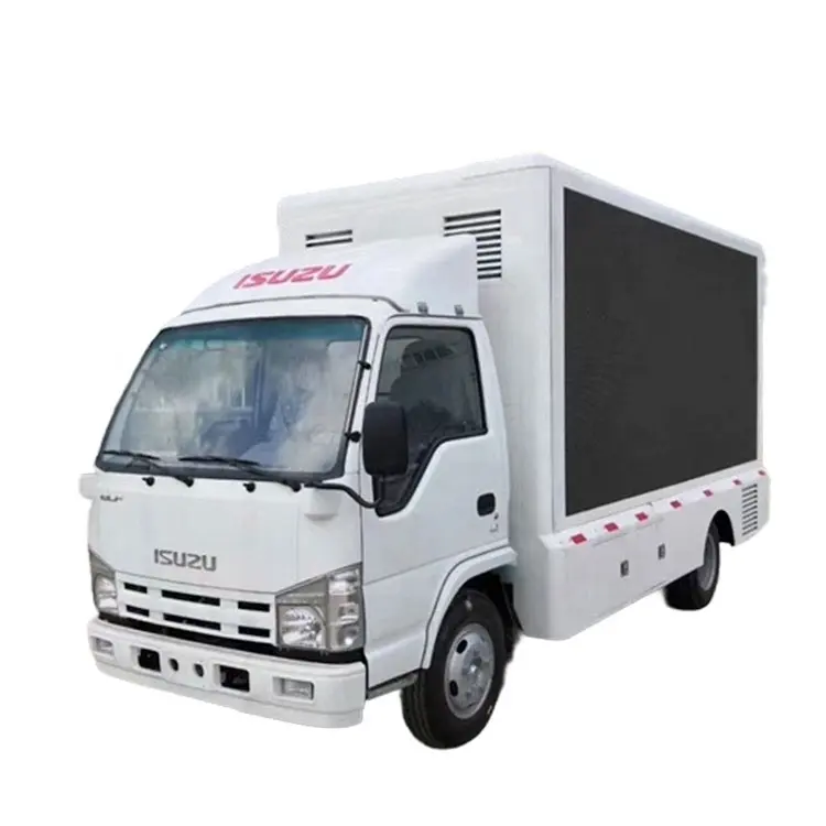 Isuzu 4*2 VAN TRUCK MINI Outdoor Digital LED Advertisement Billboard with Display Screen Truck