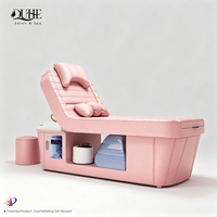 Cama de Lavado de Cabello Eléctrica de Diseño Único para Salón de Belleza, Cama de Spa para Lavado de Cabello con Terapia Capilar, de Lujo, en Venta