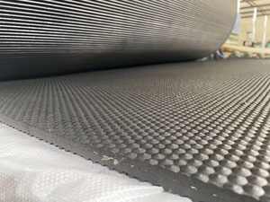 แผ่นยางเสริมความแข็งแรงทำจากผ้ากันลื่นขนาด<span class=keywords><strong>2</strong></span>/<span class=keywords><strong>3</strong></span>นิ้วเสื่อทางเดินลายลูกหมูแพะที่มั่นคง - Product Image 3