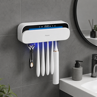 Maison Intelligente Familiale, Ion Négatif Intelligent 360 °   Supports de brosses à dents désinfectants UV pour salles de bain