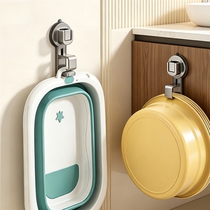 Support de rangement mural à ventouse sans perçage pour salle de bain, vente en gros, excellent - Product Image 5